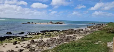 Paysage naturel près de le camping