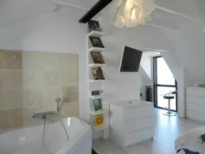 Salle de bains dans l'établissement Holiday Home Le Ménez by Interhome