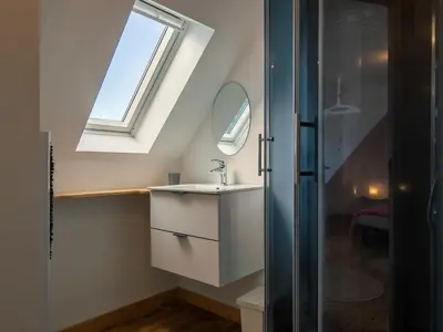 Salle de bains dans l'établissement Holiday Home Ty Louen by Interhome