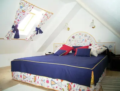 Un ou plusieurs lits dans un hébergement de l'établissement Kleines Ferienhaus am Meer