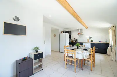 Cuisine ou kitchenette dans l'établissement L'Evasion Bretonne I 4 lits & Grande terrasse