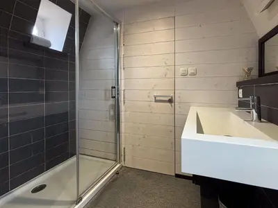Salle de bains dans l'établissement Ker nelly