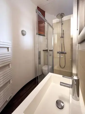Salle de bains dans l'établissement Ker nelly