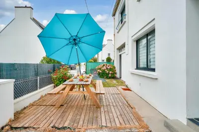 Plan de l'établissement Maison pour 6, port et plage de Lesconil