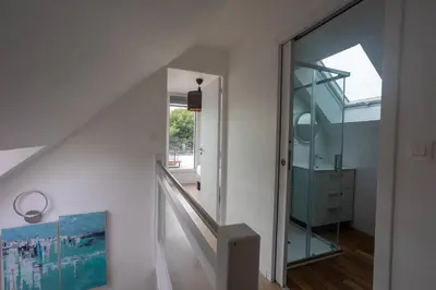 Salle de bains dans l'établissement bihit, Cote De Granit Rose