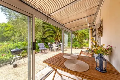 Jardin de l'établissement Ty Colo Plougasnou - Longère à 2.5km de la plage