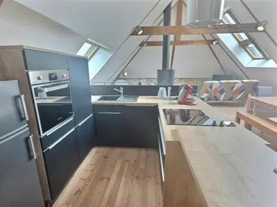 Cuisine ou kitchenette dans l'établissement Villa ocean