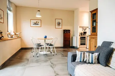Coin salon dans l'établissement Gîte de Louise