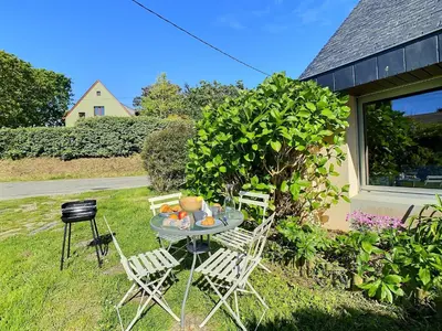 Jardin de l'établissement Maison Trezma à 450m de la plage