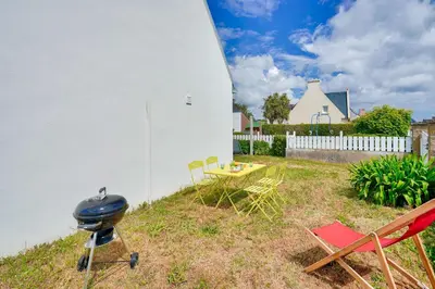 Jardin de l'établissement À 300m de la Greve Blanche - Appartement pour 6
