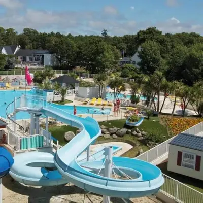 Piscine de l'établissement Mobil-home 6 couchages ou située à proximité