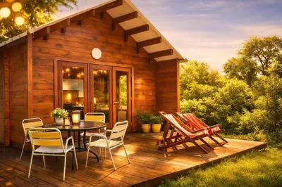 Jardin de l'établissement Chalet Pondok Indah