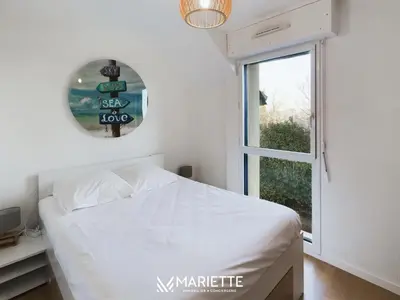 Un ou plusieurs lits dans un hébergement de l'établissement -LITTO- Concarneau avec terrasse proche commerces