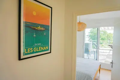 Plan de l'établissement -La Terrasse- T2 avec Terrasse vue mer