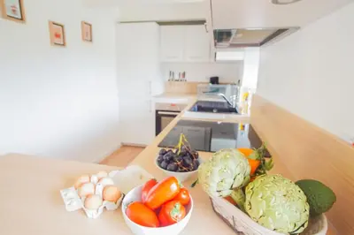 Nourriture dans la maison de vacances ou à proximité