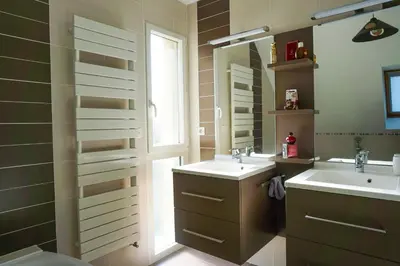 Salle de bains dans l'établissement -COLINE- Charmante maison familiale proche plage
