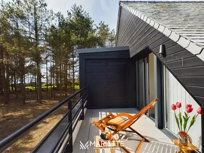 Balcon ou terrasse dans l'établissement -DOOLIN- Appartement proche de la mer