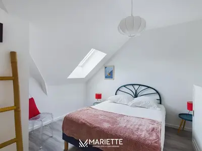 Un ou plusieurs lits dans un hébergement de l'établissement -DOOLIN- Appartement proche de la mer