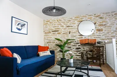 Coin salon dans l'établissement -TY GWEN- Maison de ville au centre de Concarneau