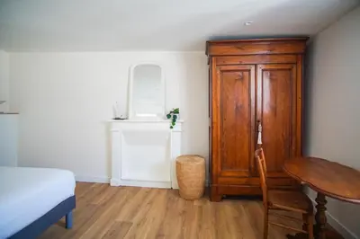 Un ou plusieurs lits dans un hébergement de l'établissement -TY GWEN- Maison de ville au centre de Concarneau