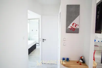Plan de l'établissement -AR MEN- T2 avec terrasse vue mer - plage a 50m
