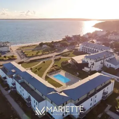 -YSA- VUE MER - parc de la thalasso avec piscine