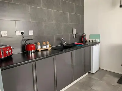 Cuisine ou kitchenette dans l'établissement Number 8