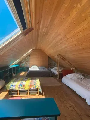 Un ou plusieurs lits dans un hébergement de l'établissement Maison en bord de mer - Plougastel-Daoulas - 6 à 8 personnnes