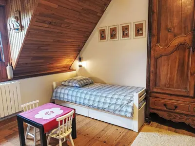 Un ou plusieurs lits dans un hébergement de l'établissement Holiday Home Ker Iliav by Interhome