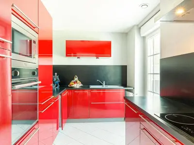 Cuisine ou kitchenette dans l'établissement Holiday Home Villa Mor-Eol by Interhome