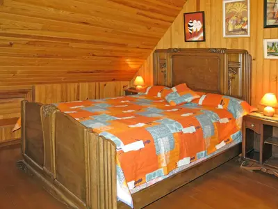 Un ou plusieurs lits dans un hébergement de l'établissement Holiday Home La Ferme by Interhome