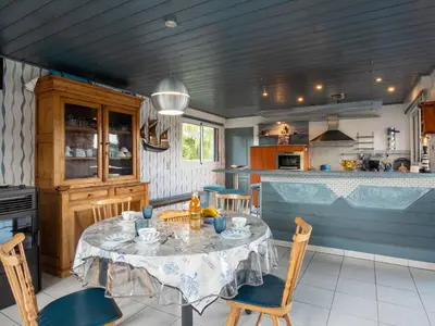 Coin salon dans l'établissement Chalet Ty Glas by Interhome