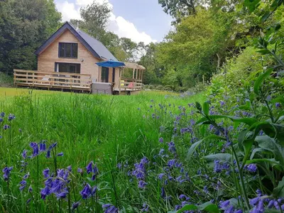 Jardin de l'établissement Ecolodge des Monts d'Arrée & spa