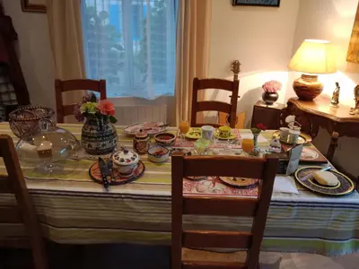 Nourriture dans la maison d'hôtes ou à proximité