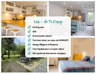 Plan de l'établissement Ty Dany-wifi-plage à pieds