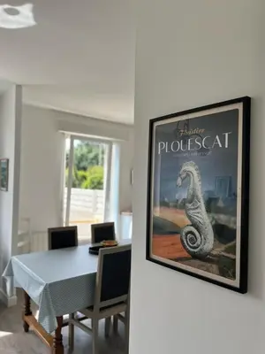 Plan de l'établissement Maison de ville à la mer très bien équipée proche centre avec commerces