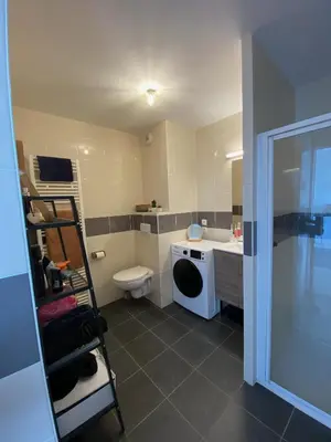 Salle de bains dans l'établissement appartement T2 Brest