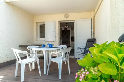 Plan de l'établissement Le Ptit Loup de Mer - Appt proche plage terrasse