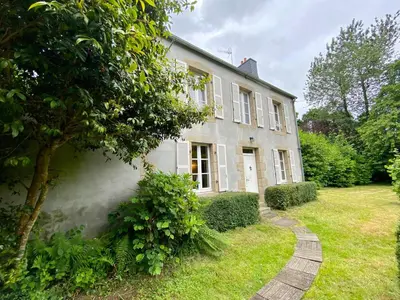 Jardin de l'établissement Maison entre campagne et mer