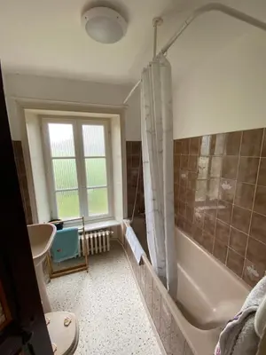 Salle de bains dans l'établissement Maison entre campagne et mer