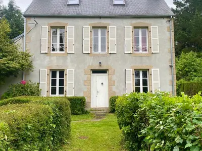 Jardin de l'établissement Maison entre campagne et mer