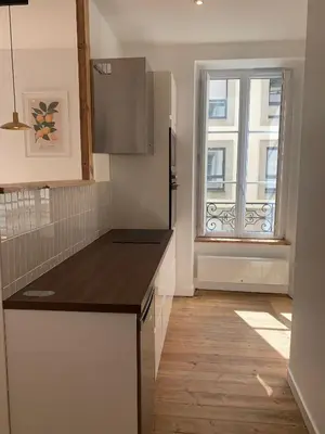 Cuisine ou kitchenette dans l'établissement La Belle Odet' - choix d'appartements- Centre ville-quais