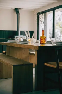 Cuisine ou kitchenette dans l'établissement Maisons Bodenn - Lesconil