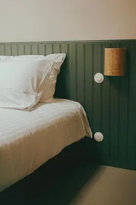 Un ou plusieurs lits dans un hébergement de l'établissement Maisons Bodenn - Lesconil