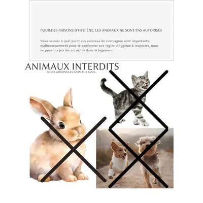 Animal ou animaux domestique(s) séjournant avec des clients dans l'établissement Ty Bara - wifi - plages à 10 min - 6 voyageurs