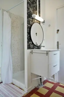 Salle de bains dans l'établissement Studio Armorique Recouvrance