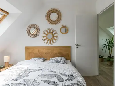 Un ou plusieurs lits dans un hébergement de l'établissement Holiday Home L'échappée by Interhome