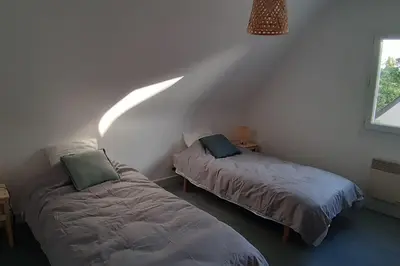 Un ou plusieurs lits dans un hébergement de l'établissement Park Kermael Fouesnant CAP COZ