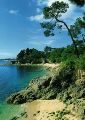 Paysage naturel près de la maison de vacances