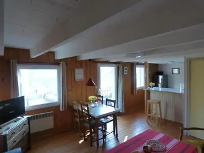 Télévision ou salle de divertissement dans l'établissement Gîte Callot Moulin de Kerellec